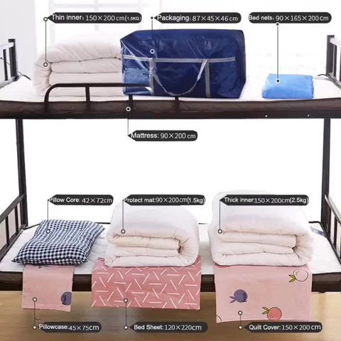 Cina Supply Company Dorm Bed in un sacchetto regola per YRF
