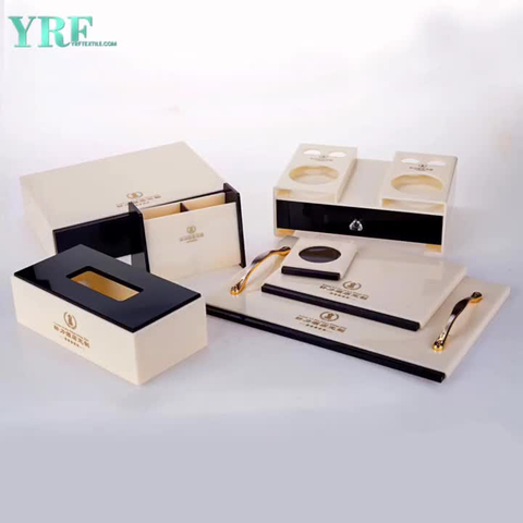 Vassoio acrilico durevole personalizzato per forniture alberghiere all'ingrosso YRF
