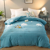 Set biancheria da letto di alta qualità in tessuto di cotone confortevole per letto singolo