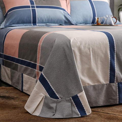 Set di lenzuola Set di biancheria da letto scozzese antirughe confortevole di buona qualità