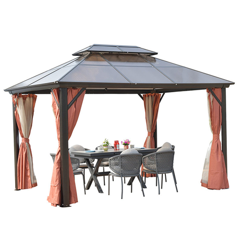 Design moderno con tenda in alluminio Gazebo per il tempo libero per feste impermeabili