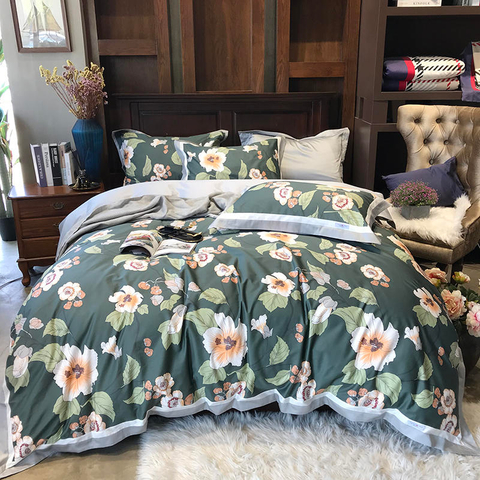 Set biancheria da letto per la decorazione della casa in tessuto di cotone morbido per single