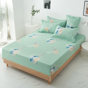 Fade Soft Lenzuolo con angoli tasche profonde Biancheria da letto stampata verde
