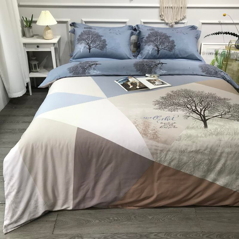 Tessuto di cotone per biancheria da letto della migliore qualità, comodo per un set di lenzuola singole