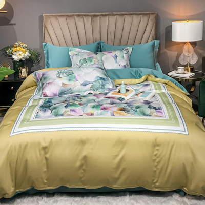 Tessuto di cotone per biancheria da letto a prezzi economici confortevole per lenzuolo matrimoniale