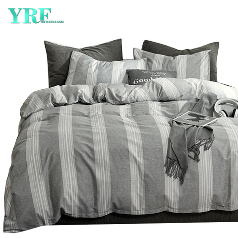 Biancheria da letto in tessuto di cotone con letto king size da 4 pezzi di design moderno di vendita caldo