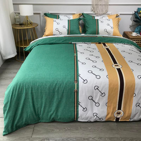 Tessili per la casa Biancheria da letto Tessuto di cotone Comodo per letto king size 4 pezzi