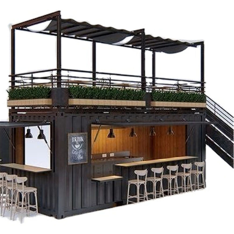 Container Cafe Shop espandibile di lusso al prezzo più basso